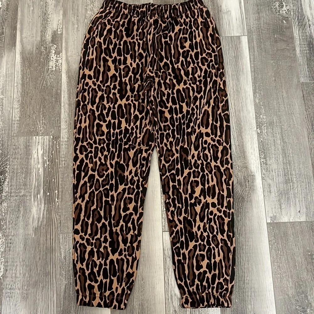 Zara Animal Print Jogger